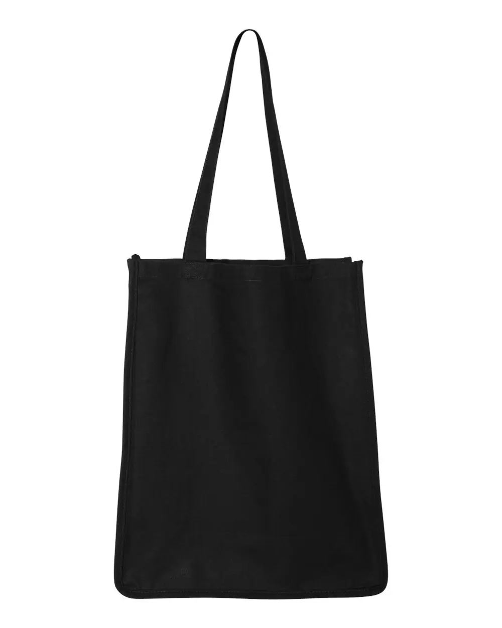 Q-Tees 27L Jumbo Shopping Bag in Black