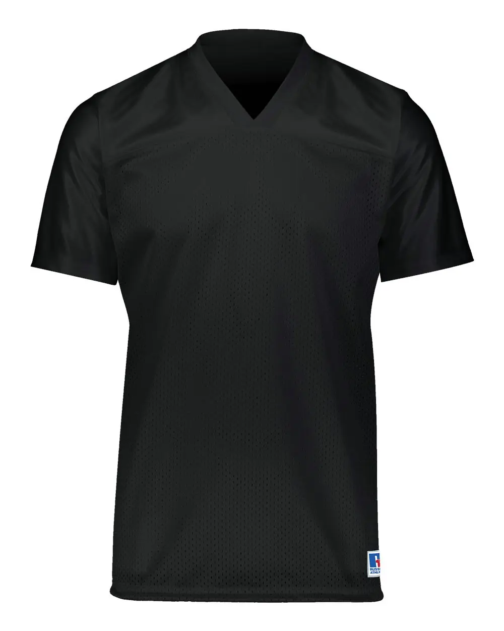 Russell Athletic Youth Solid Flag Football Jersey in Black