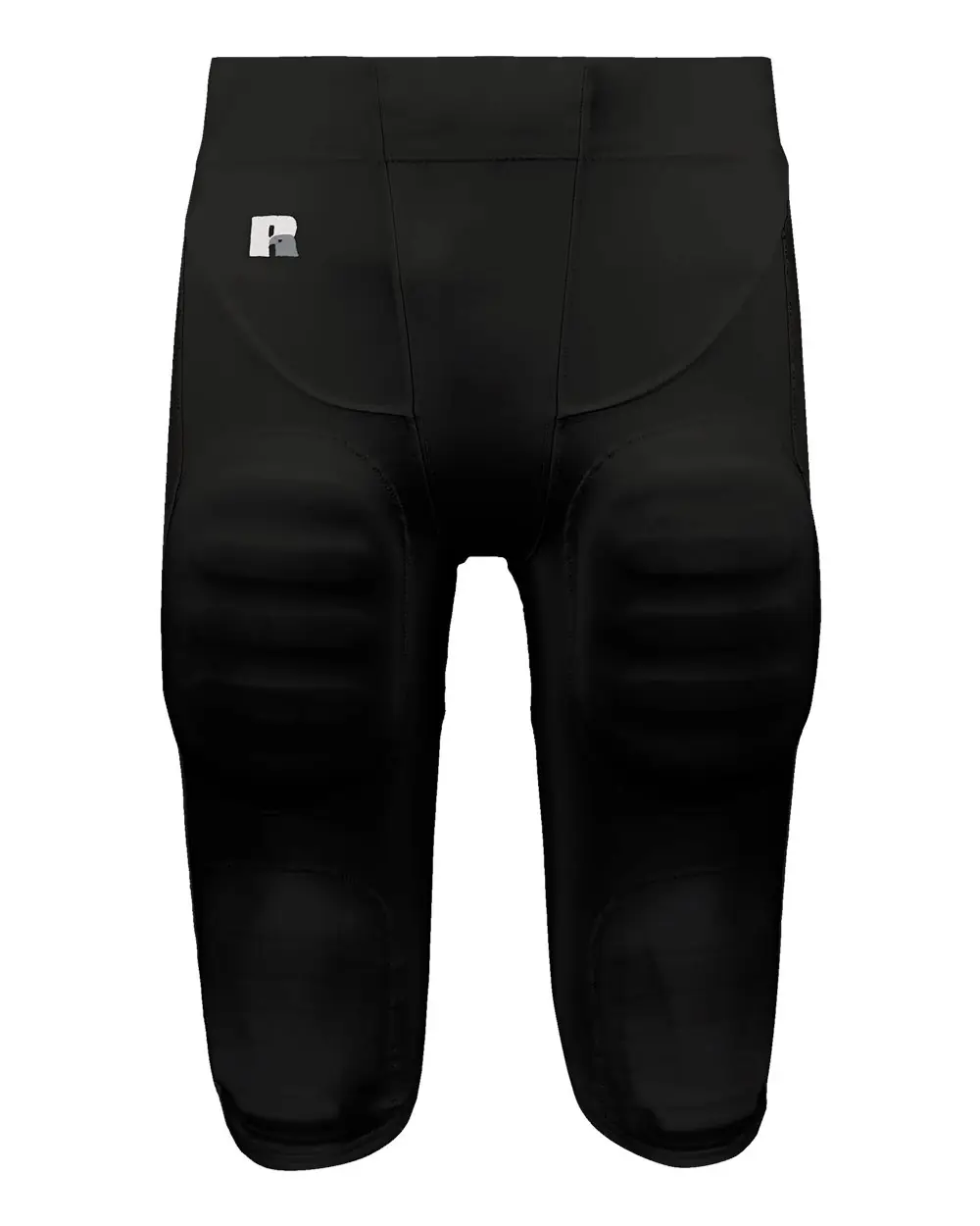 Russell Athletic Unisex Beltless Football Pants in Black