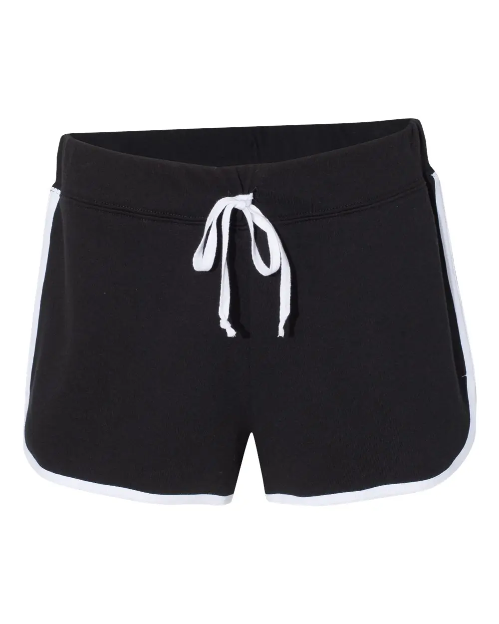 Boxercraft Women’s Relay Shorts in Black/ White