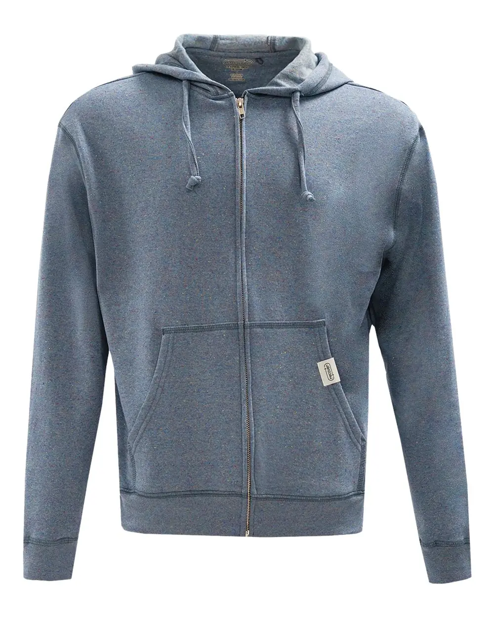 Recover Unisex Full-Zip Hooded Sweatshirt in Blue Rainbow