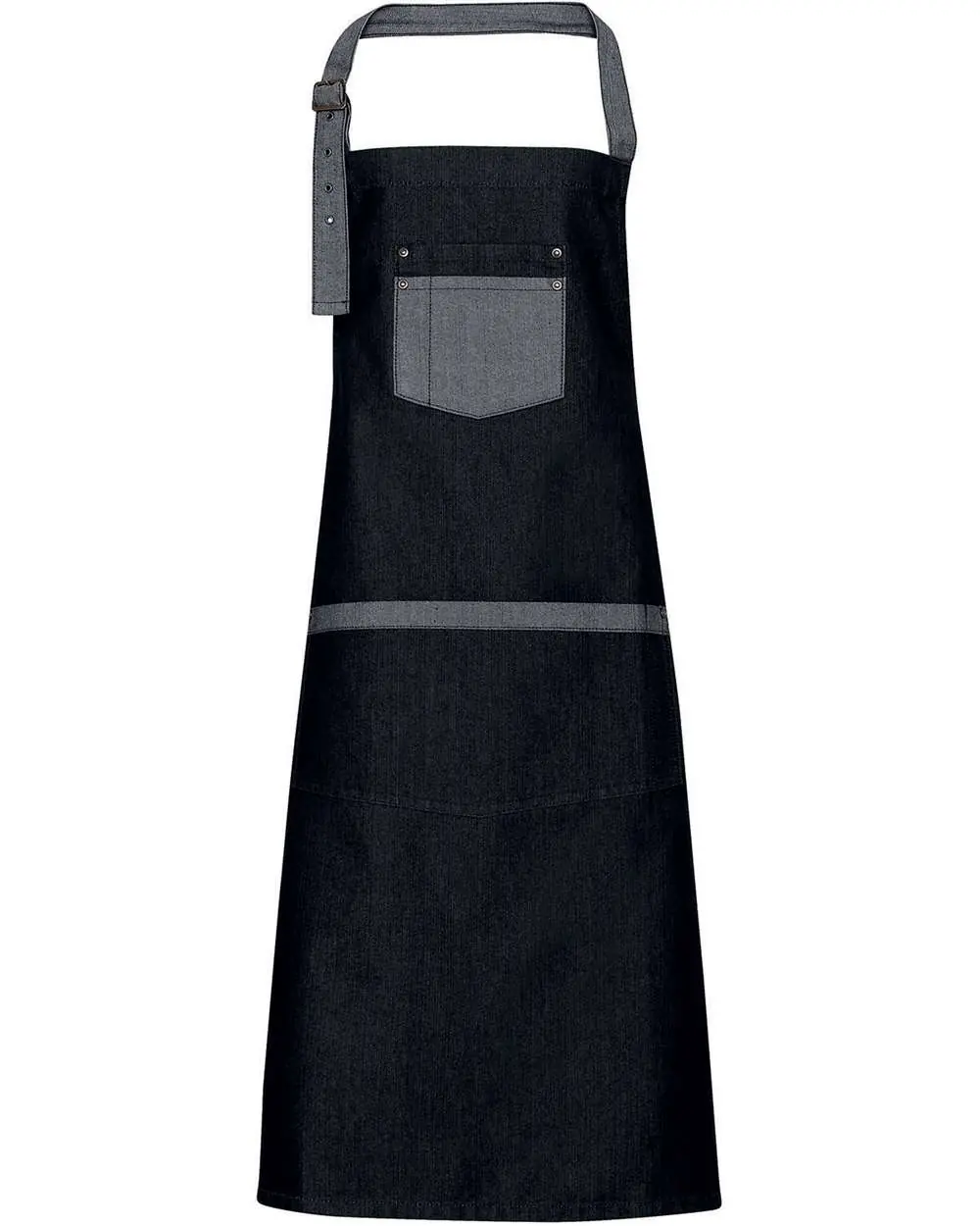 Artisan Collection by Reprime Domain Contrast Denim Bib Apron