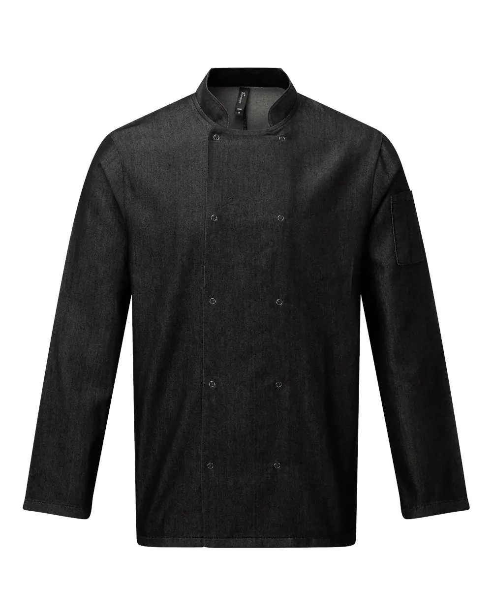 Artisan Collection by Reprime Unisex Denim Chef's Jacket in Black Denim
