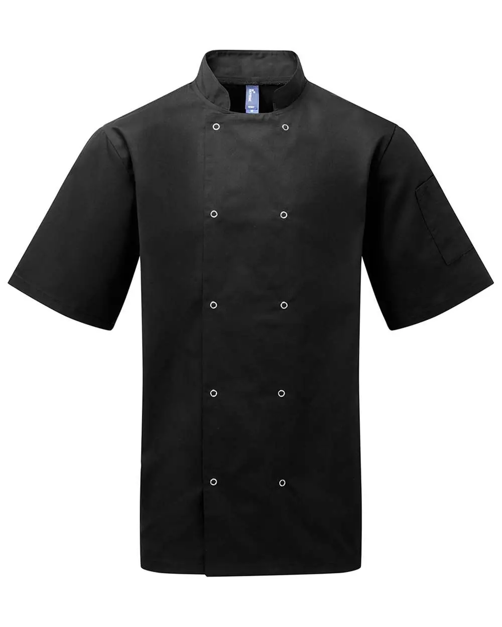 Artisan Collection by Reprime Unisex Ten Studded Front Short Sleeve Chef Coat