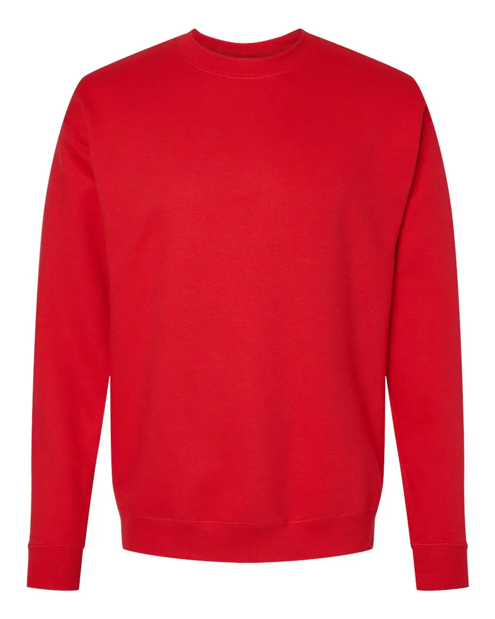 Hanes Unisex Perfect Sweats Crewneck Sweatshirt in Athletic Red