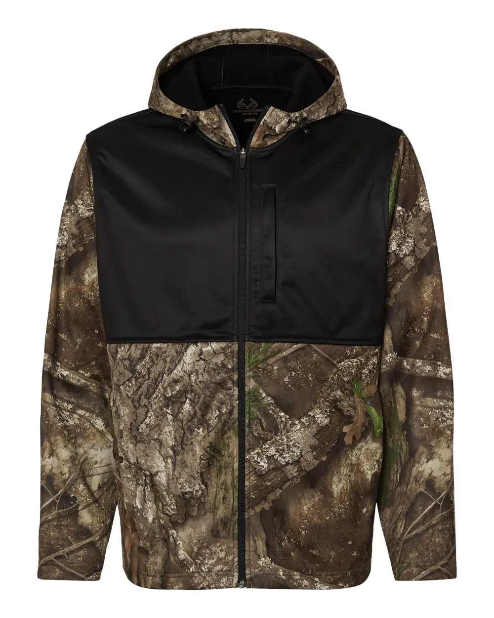 RealTree Unisex Realtree® Performance Colorblocked Full-Zip Hooded Sweatshirt