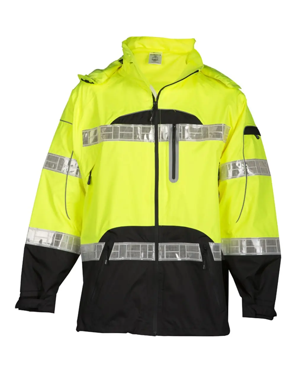 Kishigo Unisex Premium Black Series® Rainwear Jacket in Lime