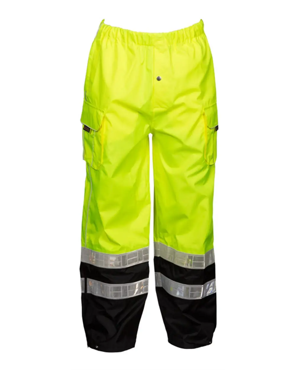 Kishigo Unisex Premium Black Series® Rainwear Pants in Lime