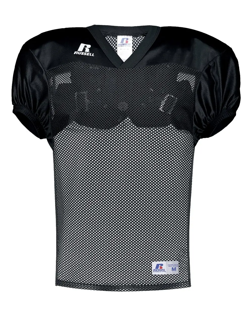Russell Athletic Unisex Stock Practice Jersey in Black