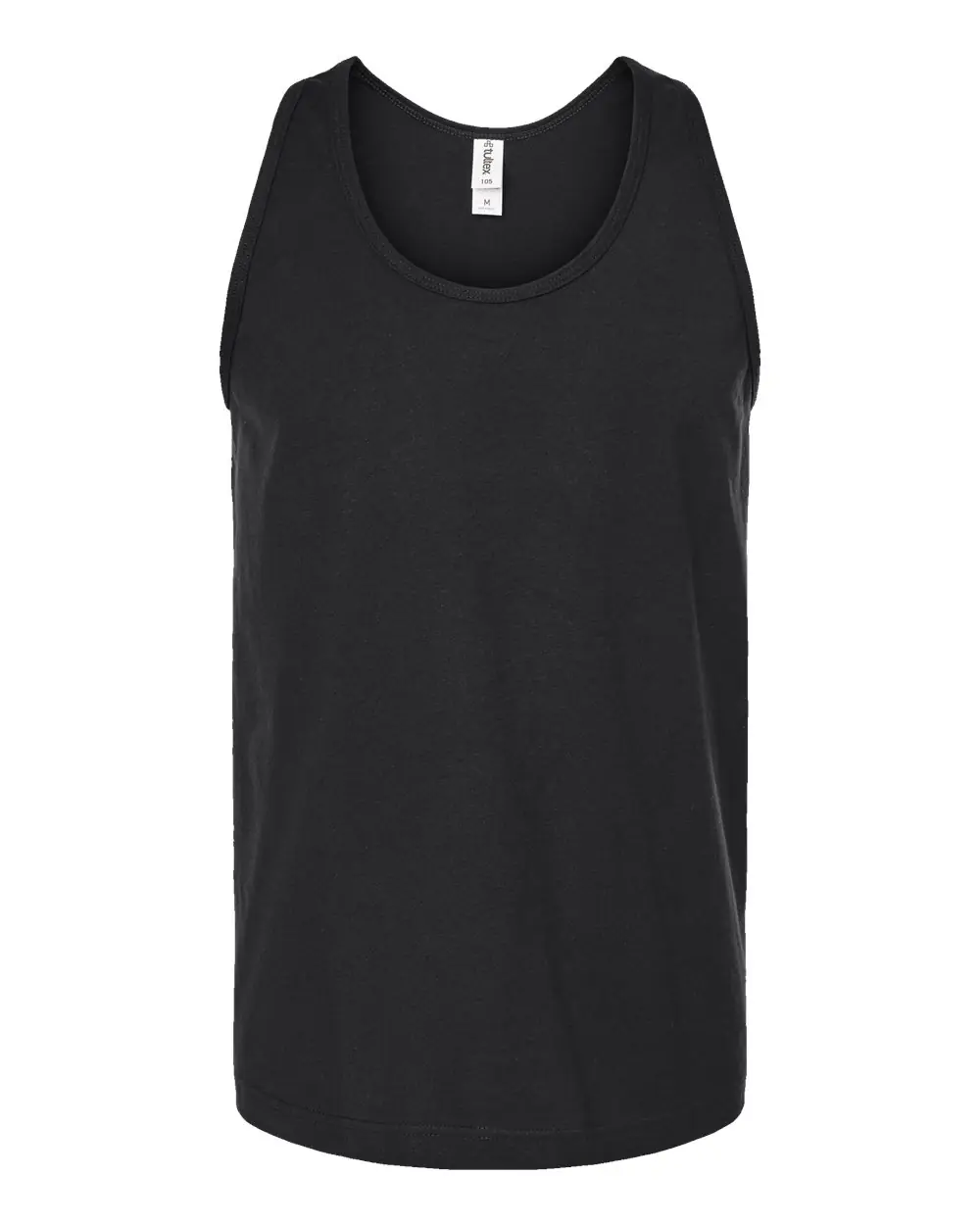 Tultex Unisex Fine Jersey Tank Top in Black