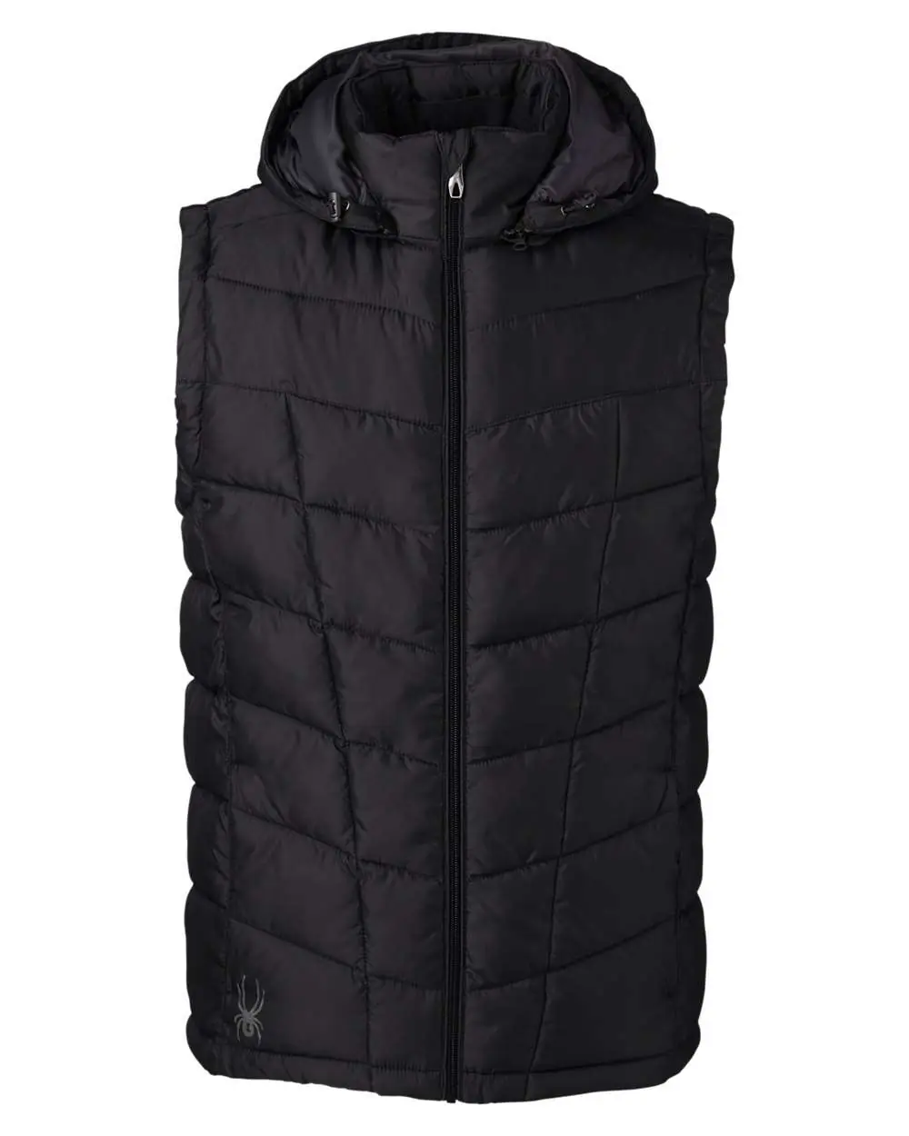 Spyder Men's Pelmo Puffer Vest in Black