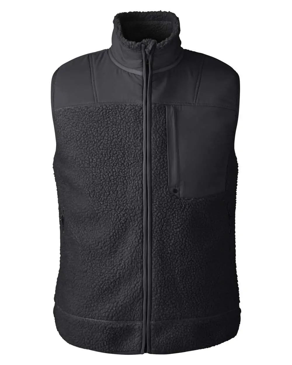Spyder Unisex Venture Sherpa Vest in Black