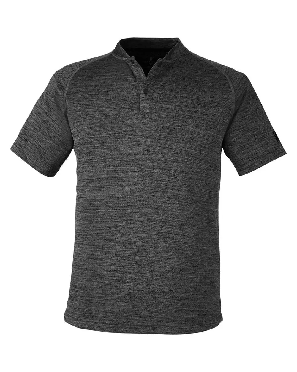Spyder Men's Mission Blade Collar Polo in Black Jasper