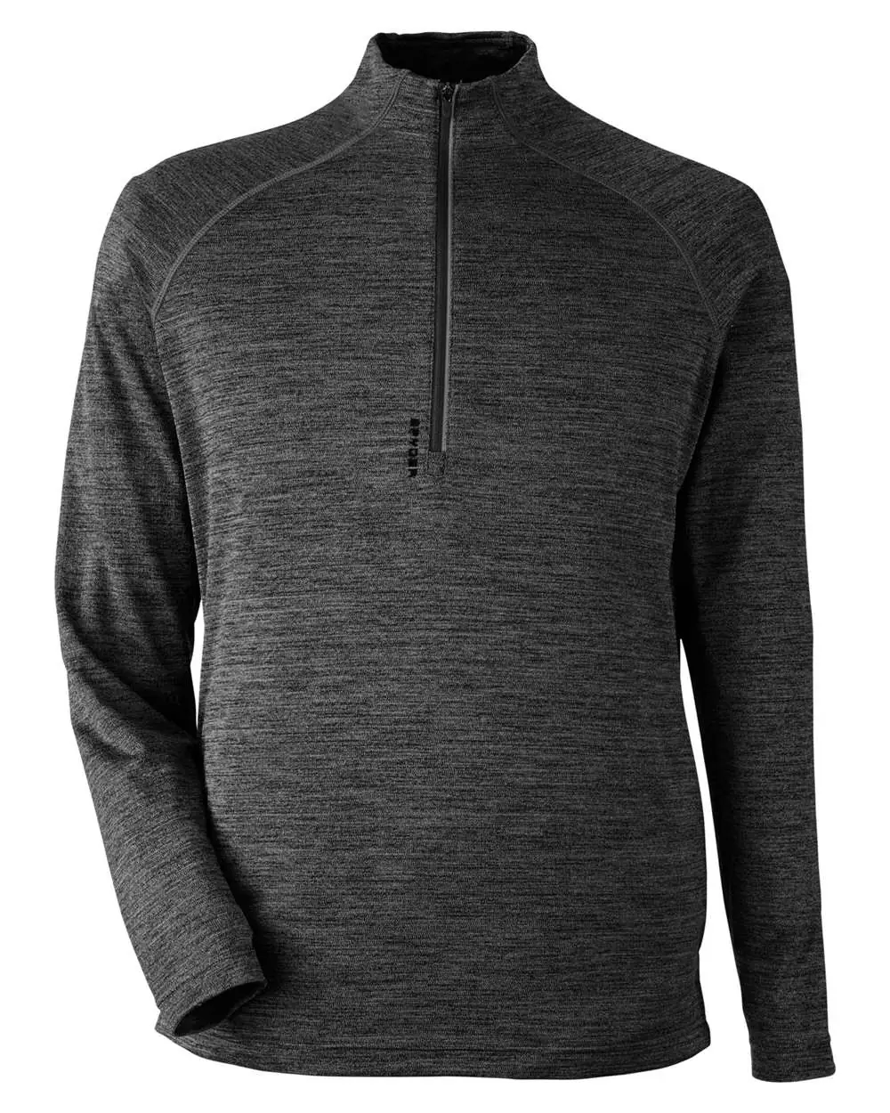 Spyder Men's Mission Half-Zip Pullover in Black Jasper