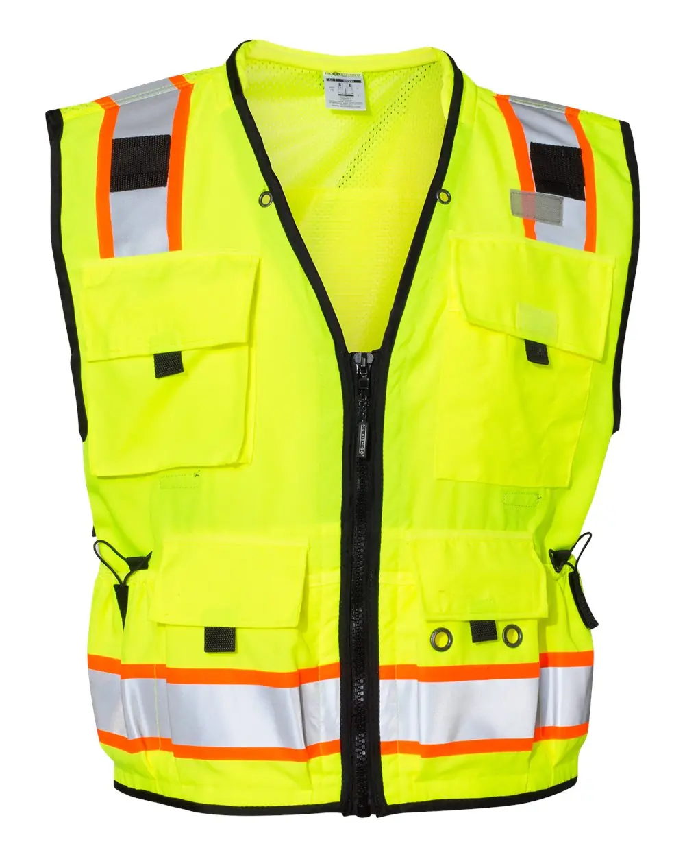 Kishigo Unisex Professional Surveyors Vest in Lime