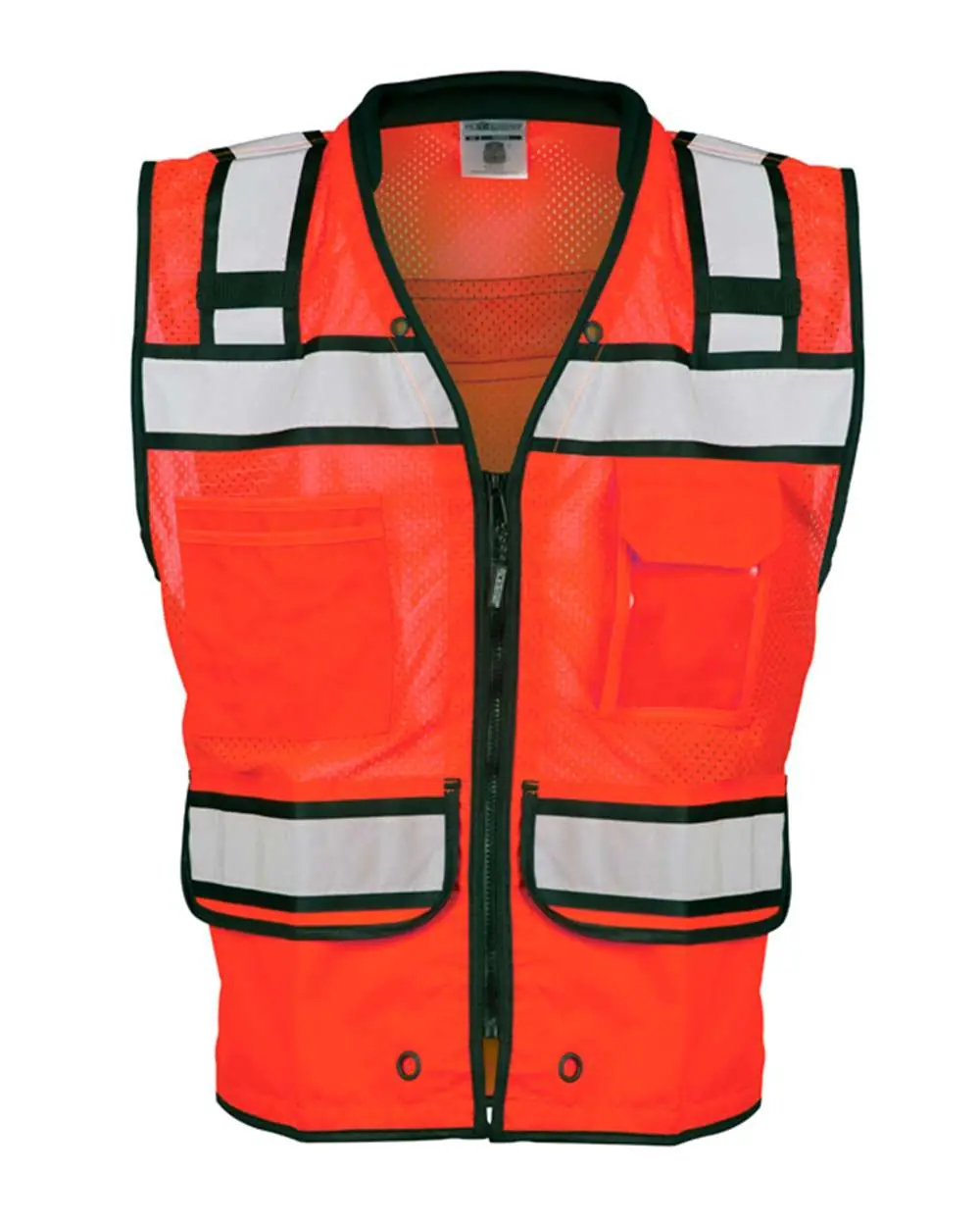 Kishigo Unisex High-Performance Surveyors Vest in Fluorescent Red (S5704)