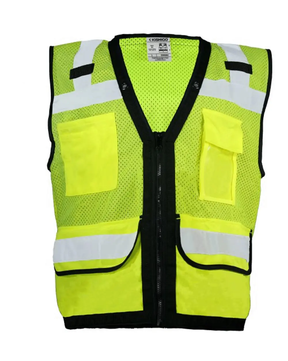Kishigo Unisex Economy Surveyors Vest in Lime