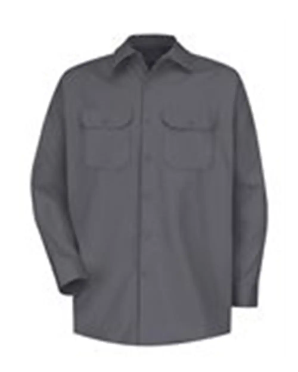 Red Kap Men's Tall Deluxe Heavyweight Cotton Shirt in Charcoal