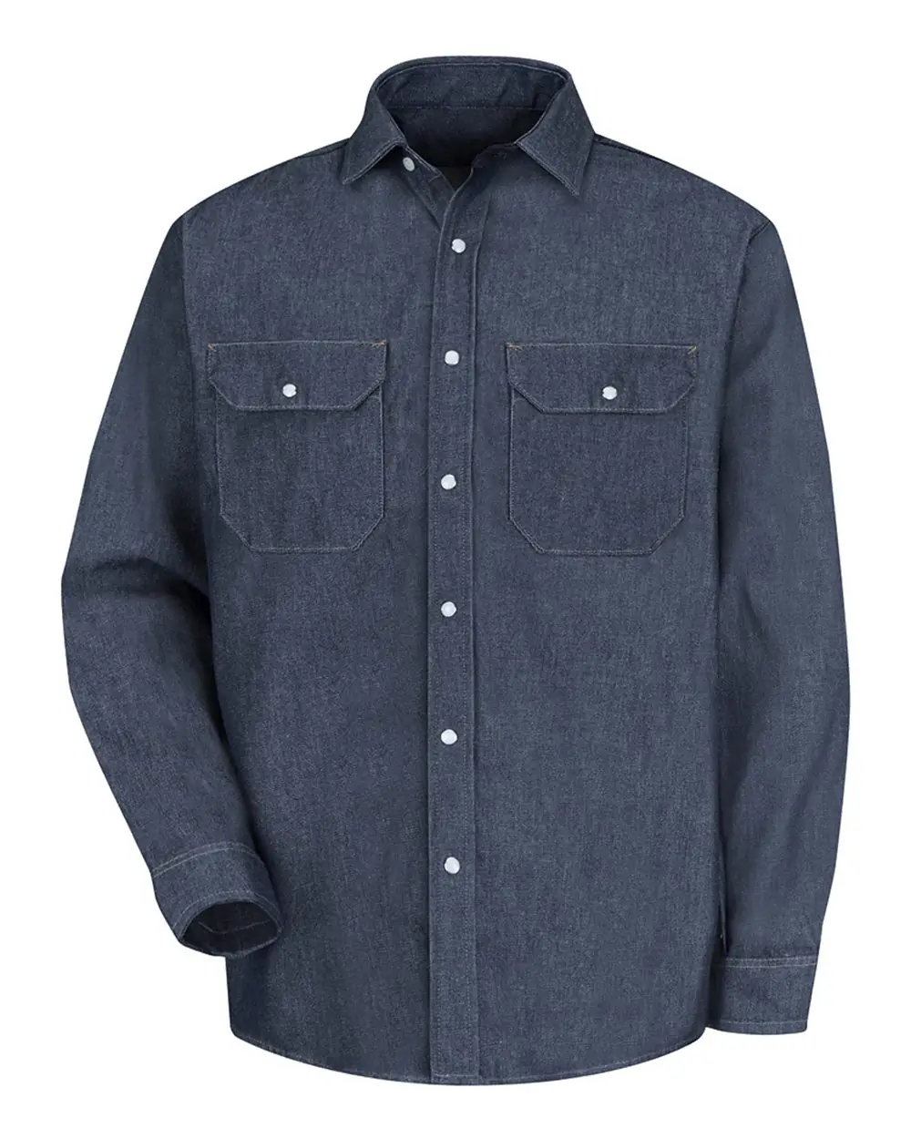 Red Kap Men's Deluxe Denim Long Sleeve Shirt