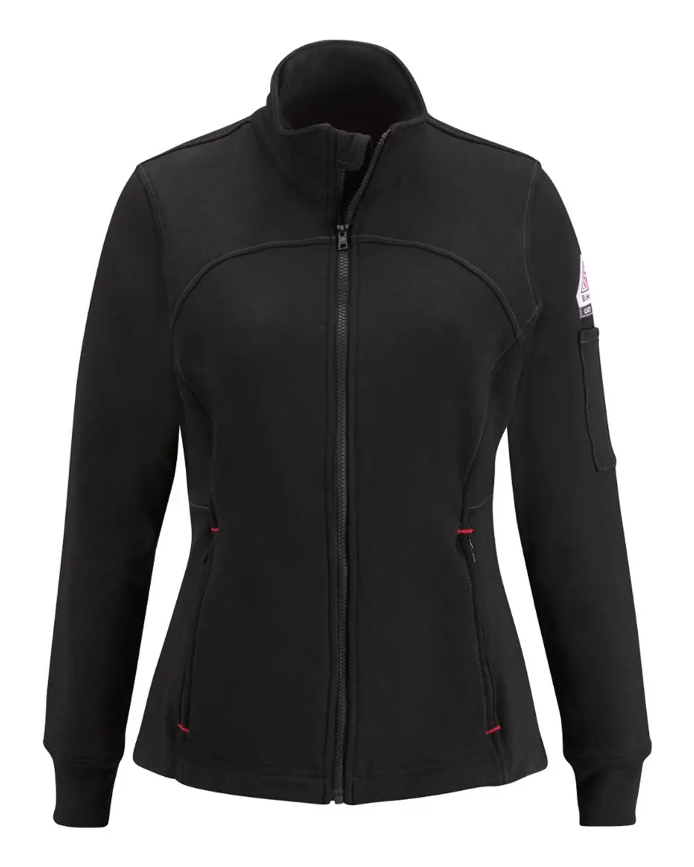Bulwark Women's Full-Zip Fleece Jacket in Black