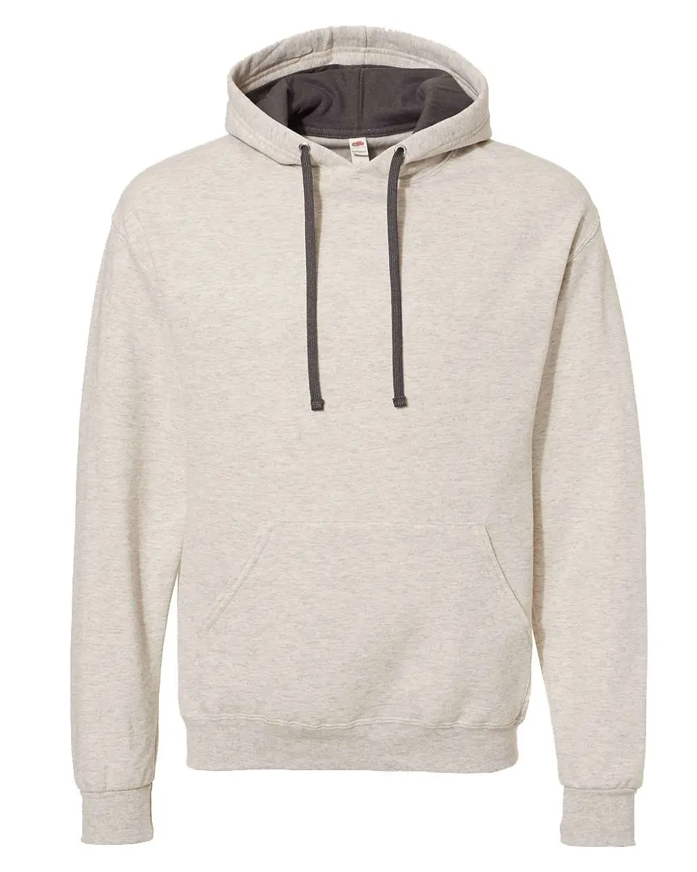 Fruit of the Loom Sofspun® Hooded Sweatshirt in Oatmeal Heather