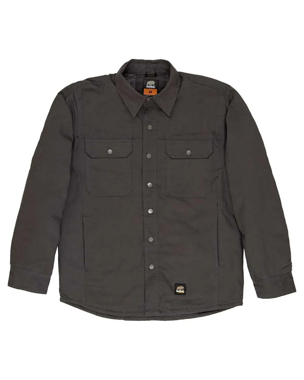 Berne Apparel Men's Caster Shirt Jacket in Slate