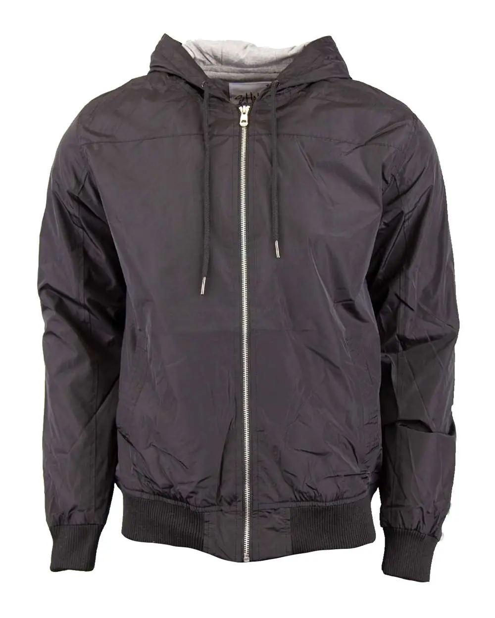 Shaka Wear Unisex Windbreaker Jacket in Black