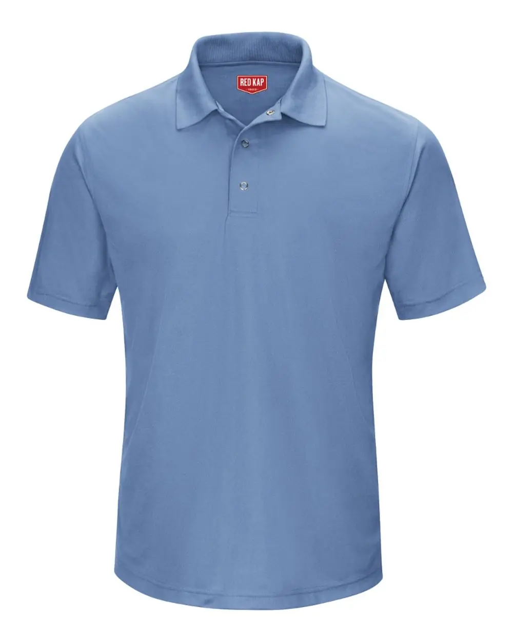Red Kap Men's Performance Knit Gripper-Front Polo
