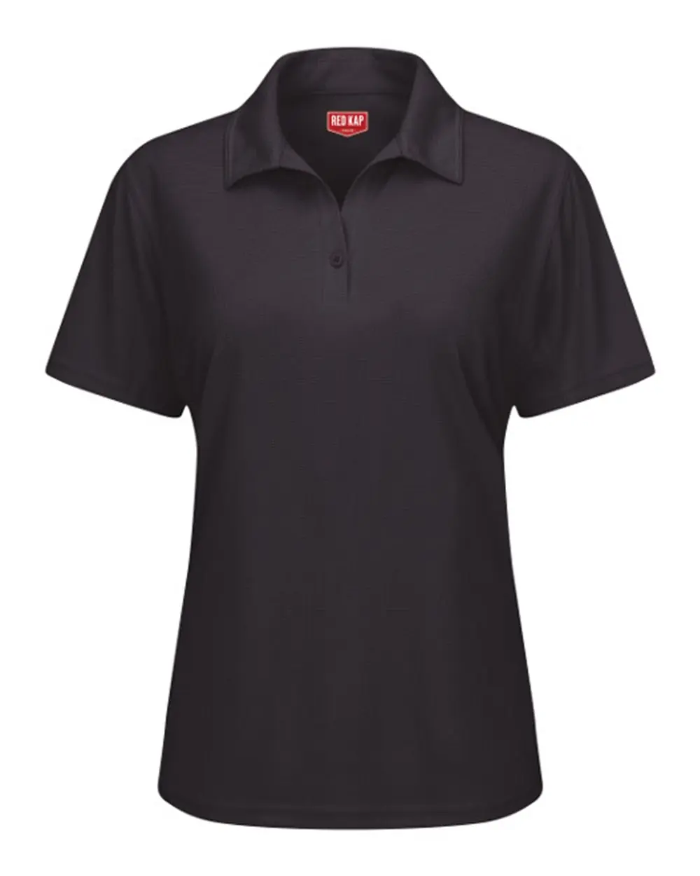 Red Kap Women's Performance Knit® Flex Series Pro Polo in Black