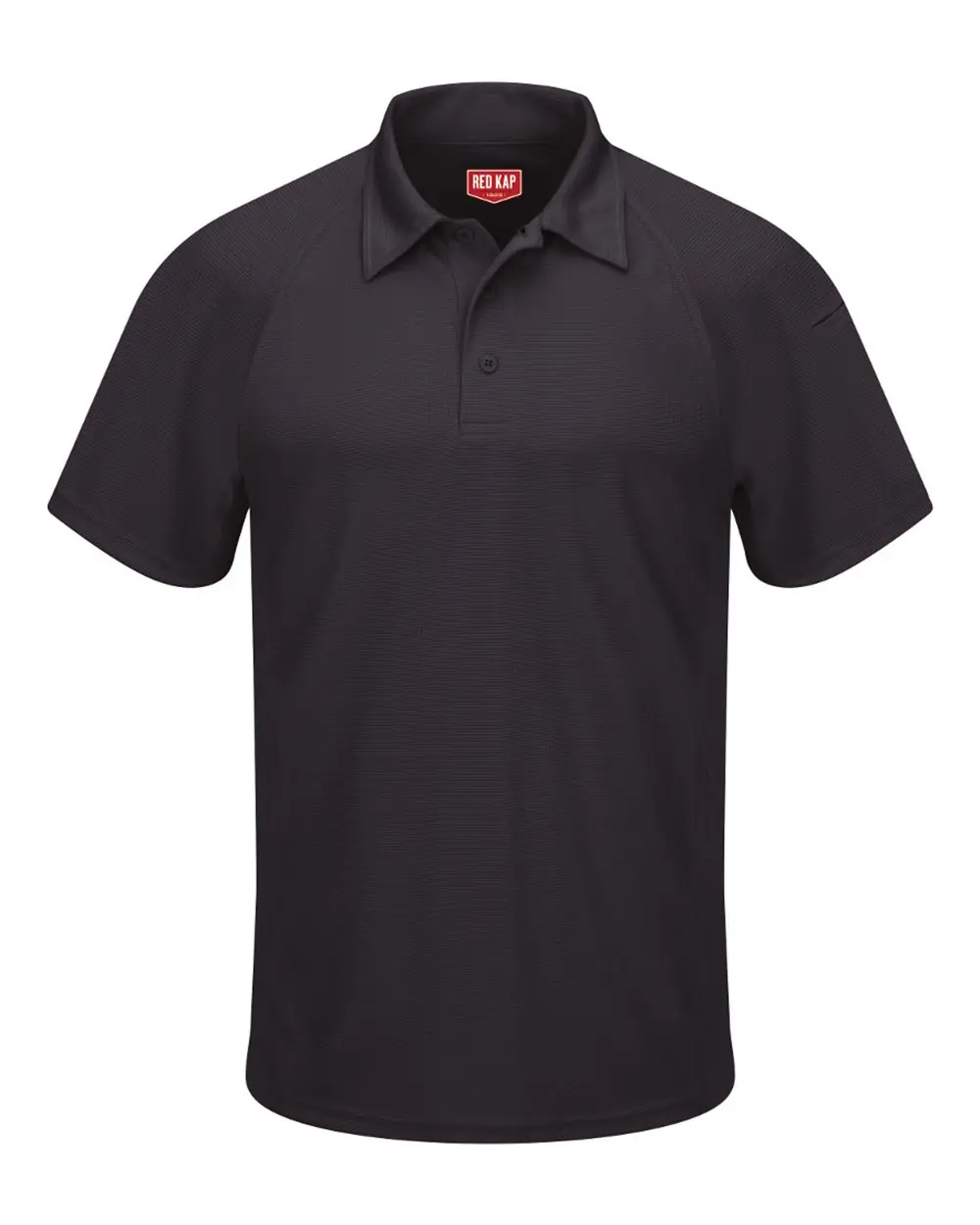 Red Kap Men's Performance Knit® Flex Series Active Polo in Black