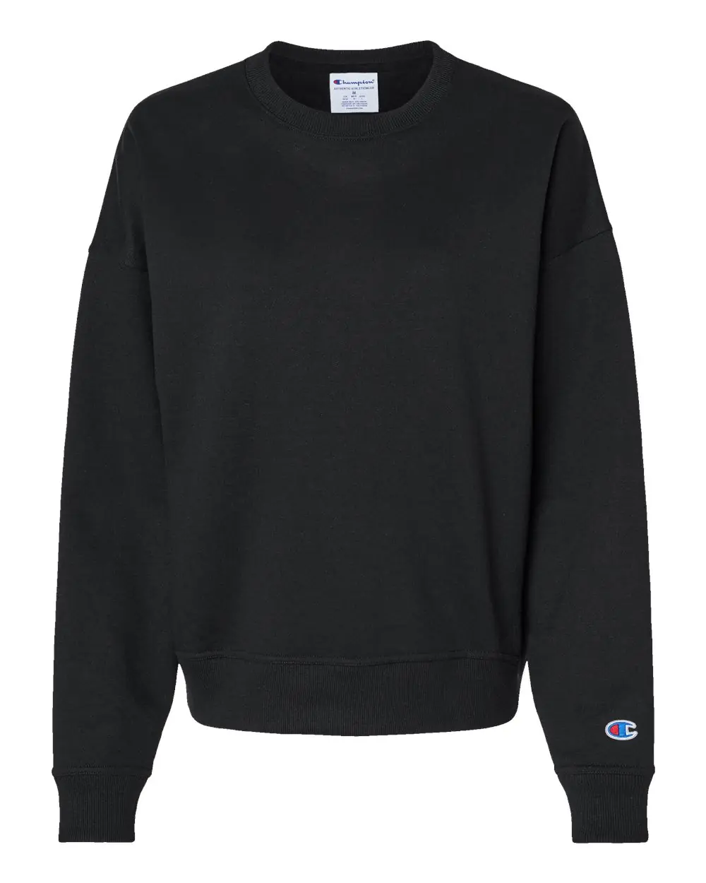 Champion Women's Powerblend® Crewneck Sweatshirt in Black