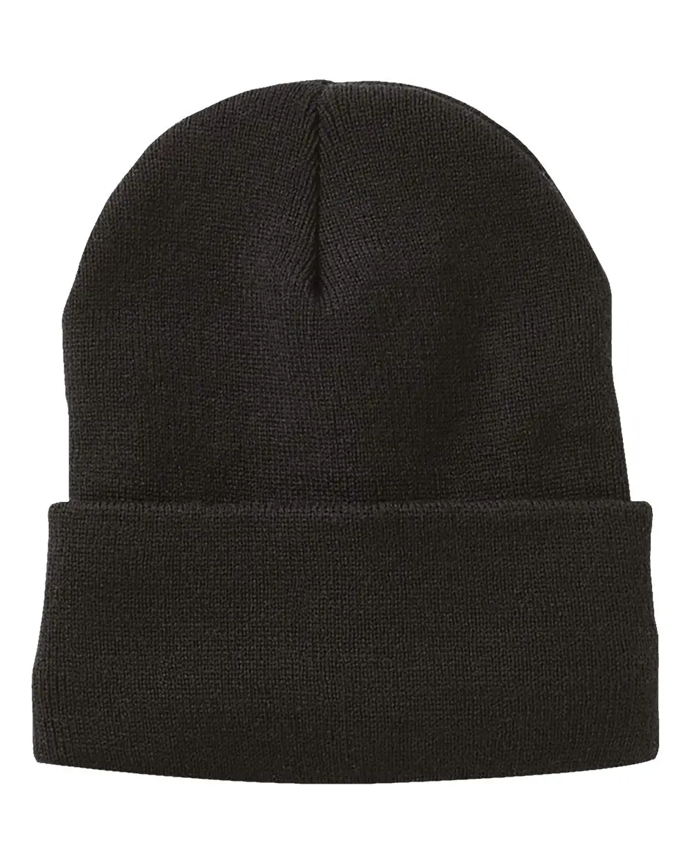 Sportsman 12" Fleece Lined Cuffed Beanie in Black