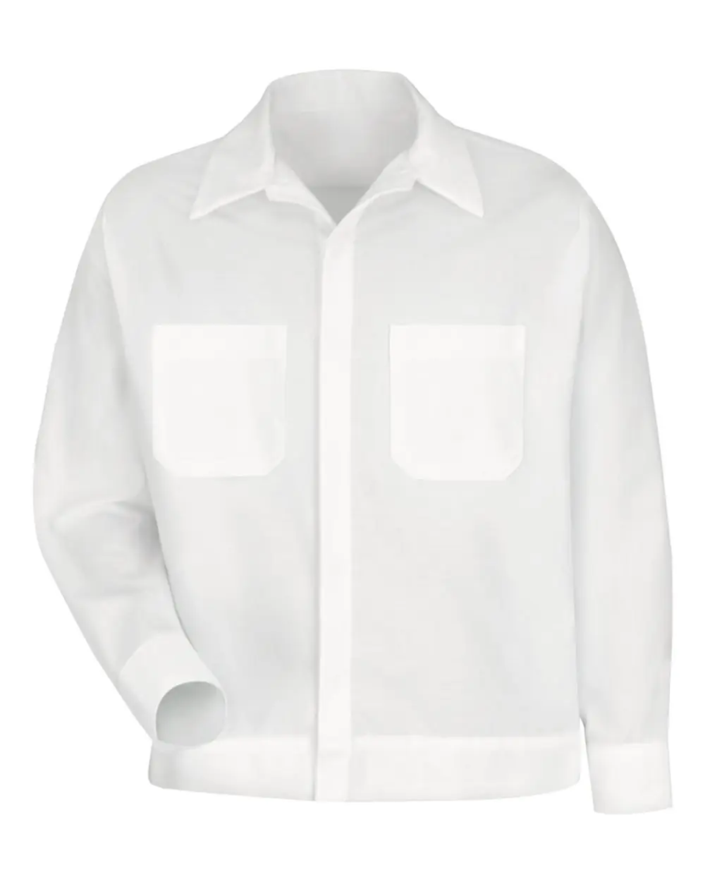Red Kap Men's Button-Front Shirt Jacket
