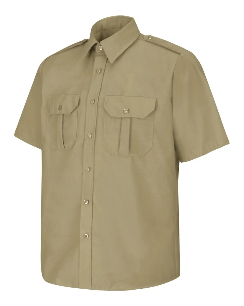 Red Kap Men's Short Sleeve Security Shirt in Khaki