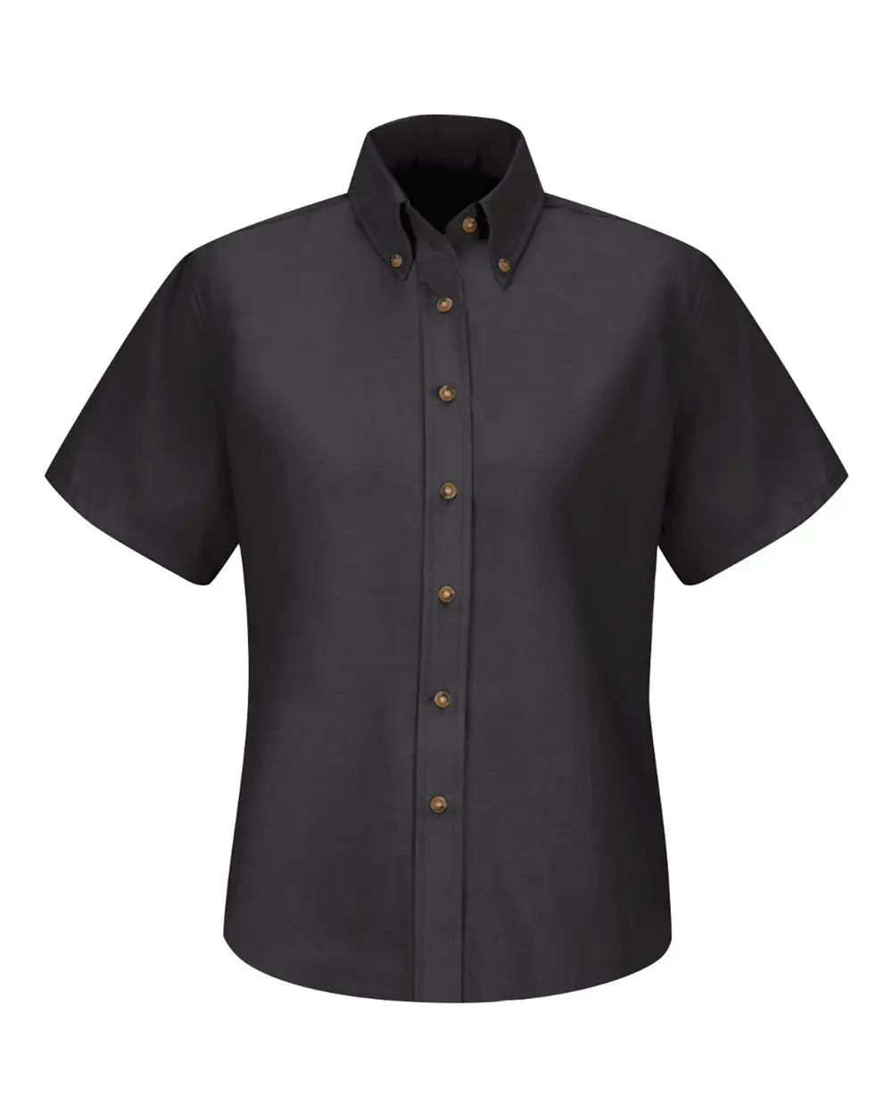 Red Kap Women's Poplin Dress Shirt in Black