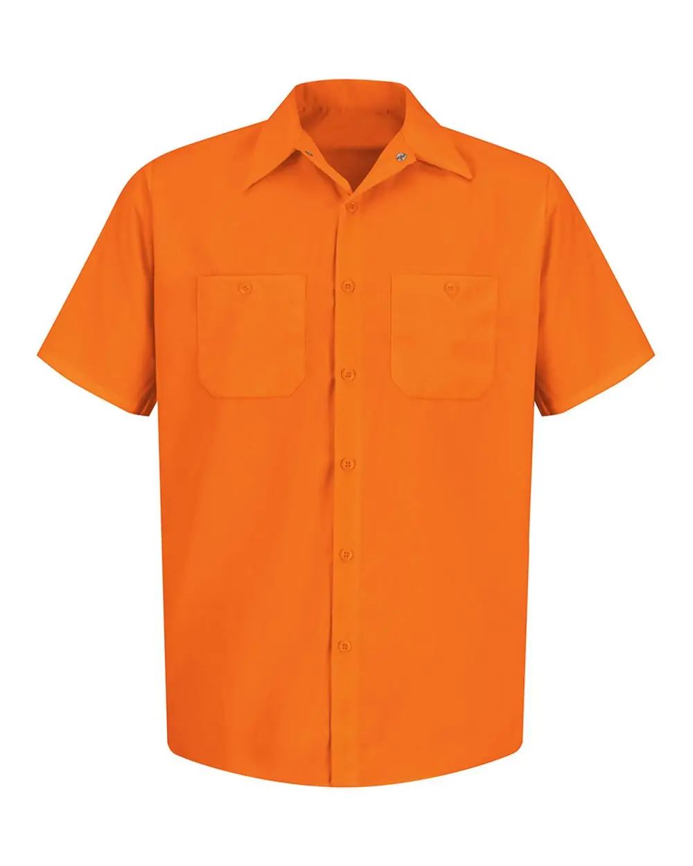 Red Kap Men's Tall Enhanced Visibility Short Sleeve Work Shirt