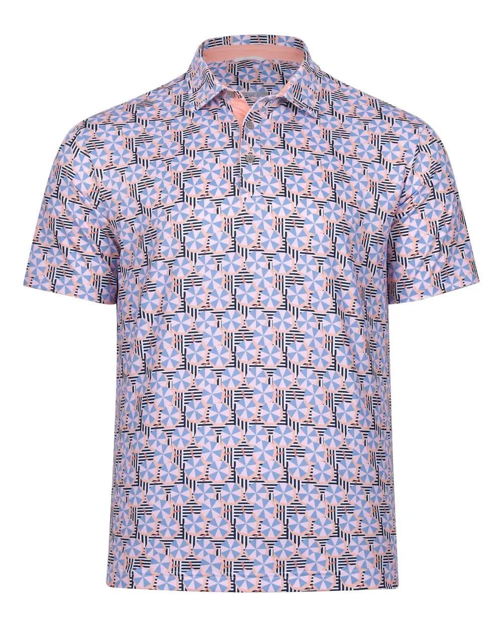 Swannies Men's Cabana Polo in Pink