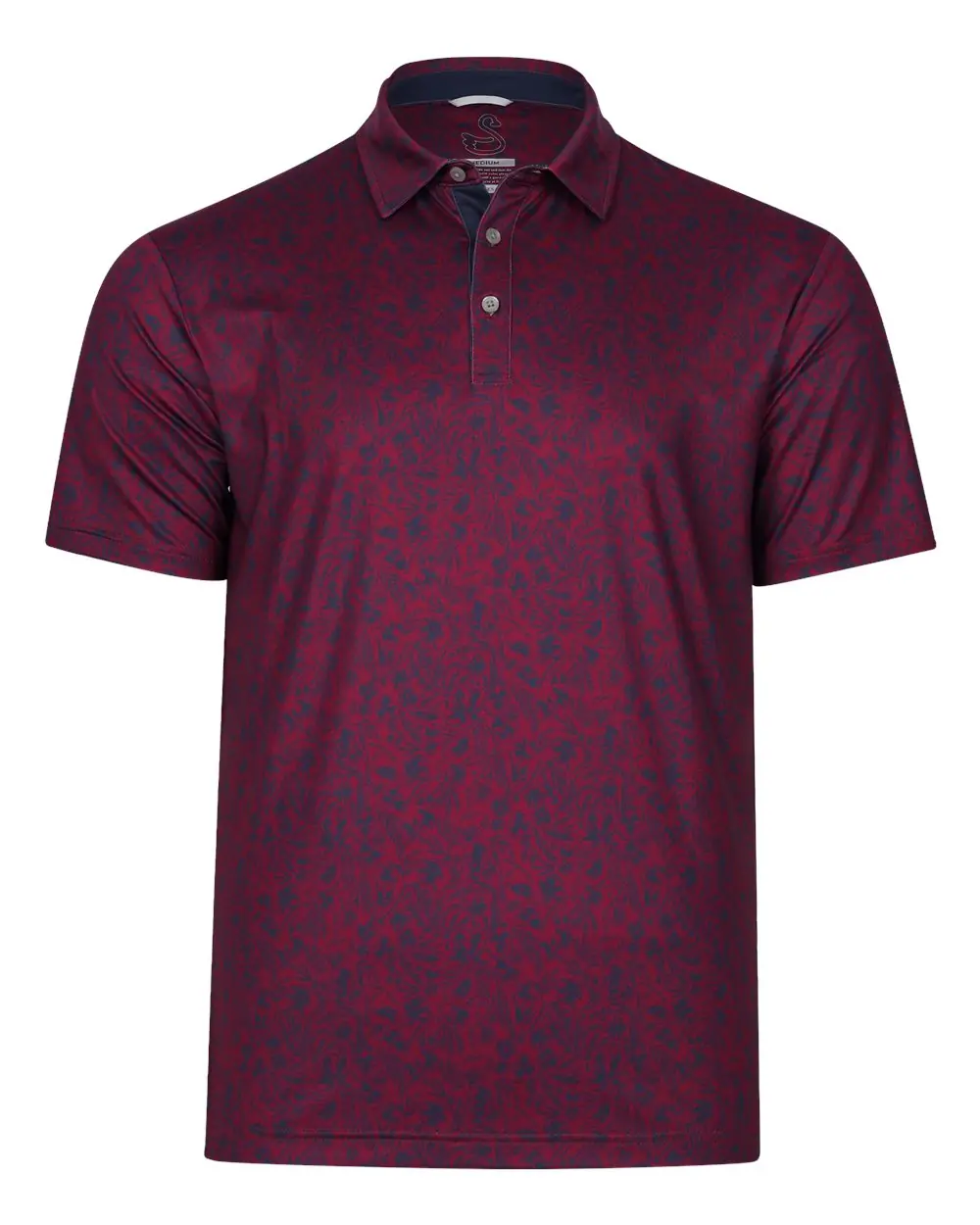 Swannies Men's Sunset Polo in Berry