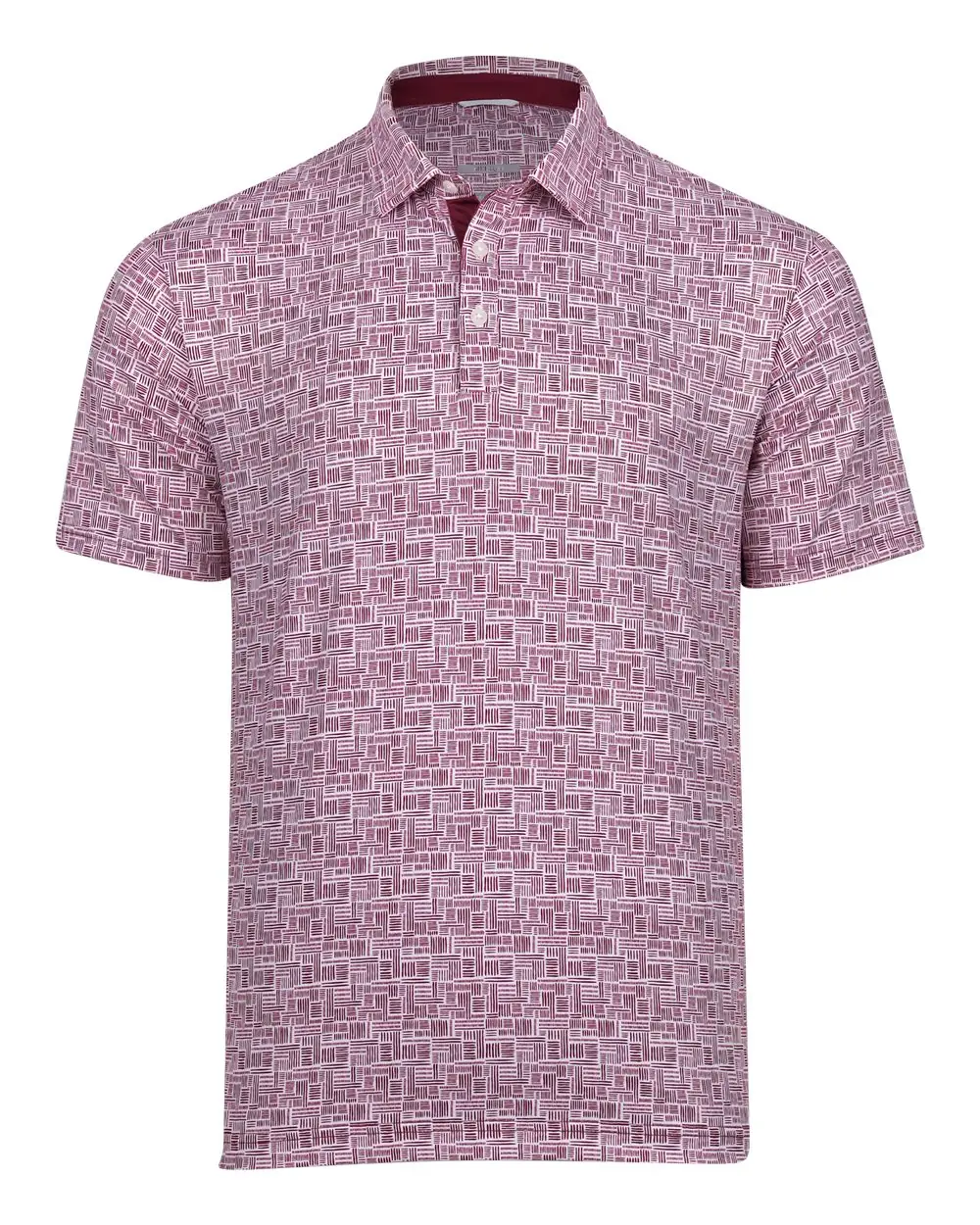 Swannies Men's Viva Polo in Berry
