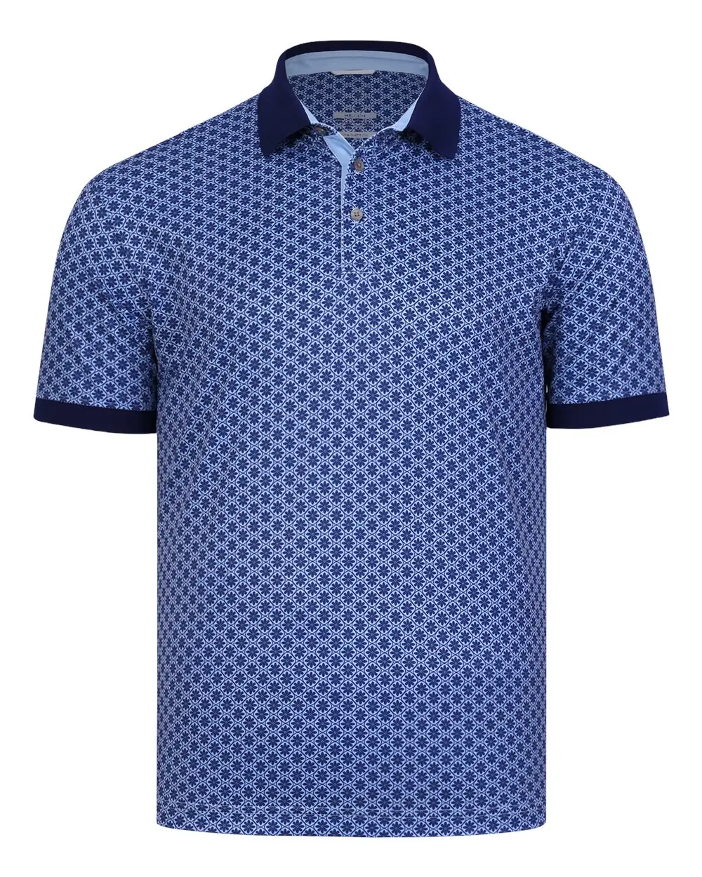 Swannies Men's Cadence Piqué Polo in Twilight