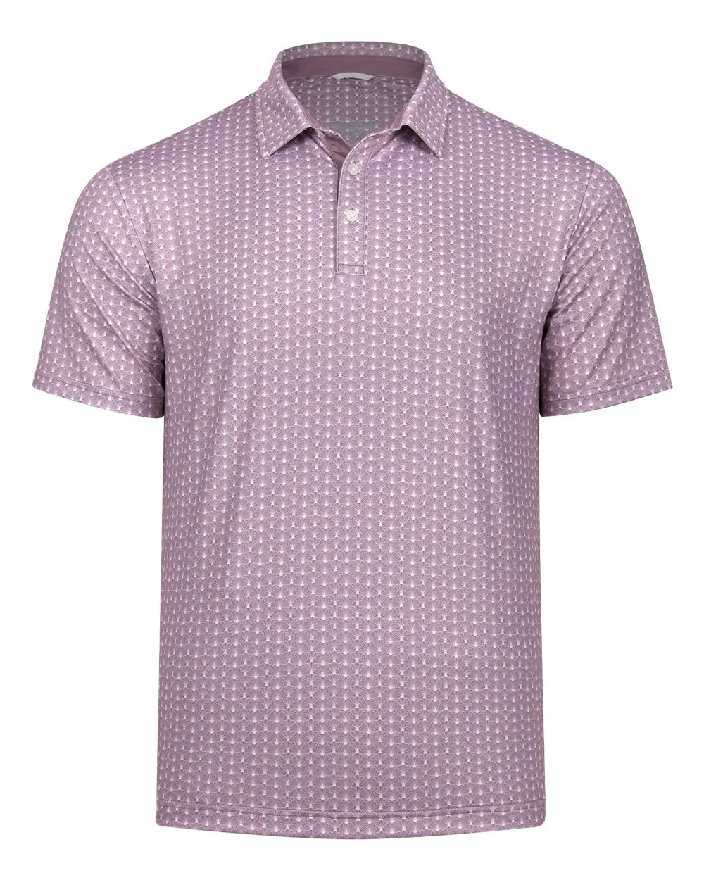 Swannies Men's Seashell Polo in Mauve