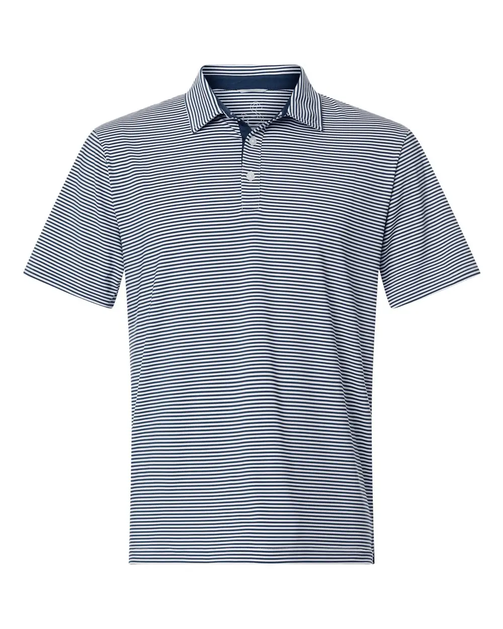 Swannies Men's Smith Striped Polo in Navy White