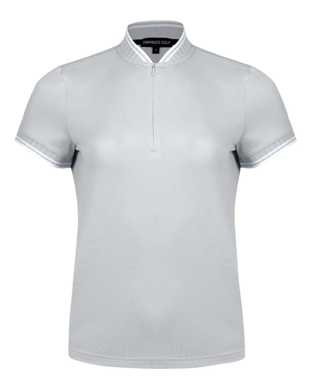 Swannies Women's Tara Tipped Polo in Grey
