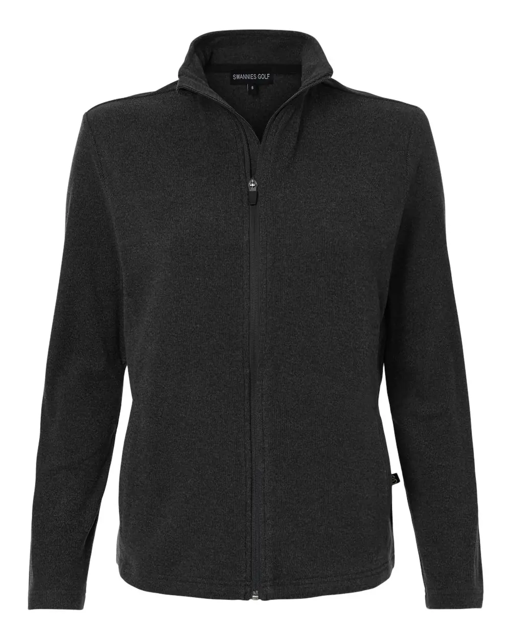 Swannies Women's Emily Full-Zip in Black Heather