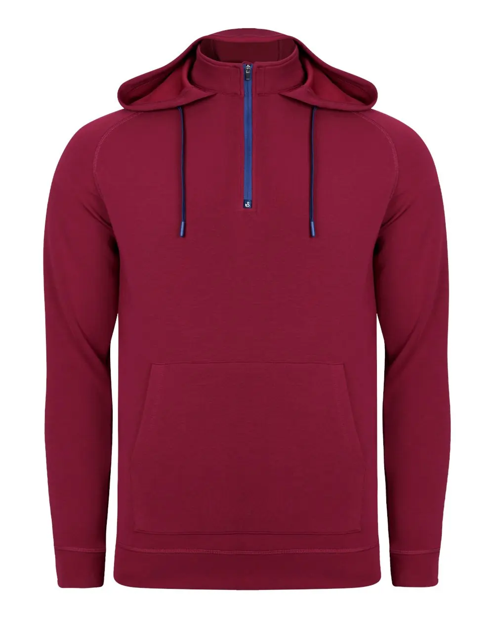 Swannies Men's Jonathan Hooded Sweatshirt in Berry