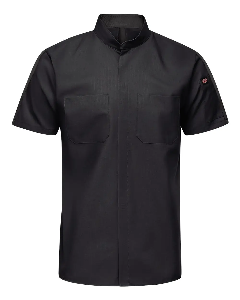 Red Kap Men's Mimix™ Pro+ Short Sleeve Work Shirt With OilBlok in Black