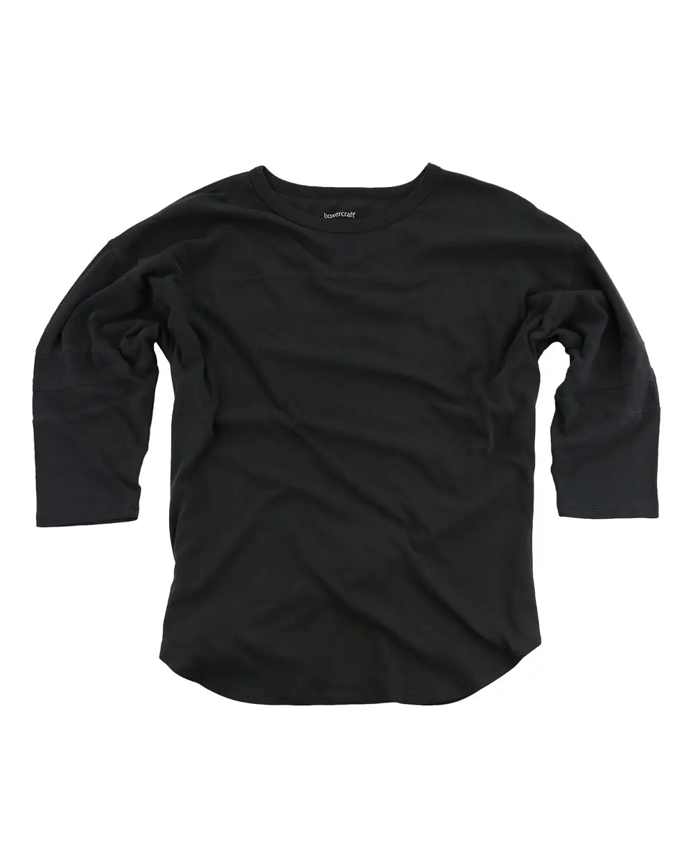 Boxercraft Women's Garment-Dyed Vintage Jersey in Black