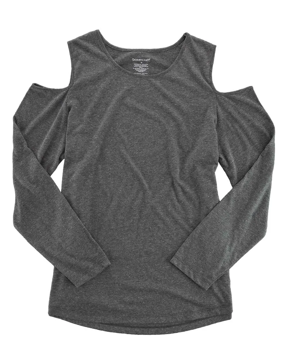Boxercraft Women's Cold Shoulder Long Sleeve T-Shirt