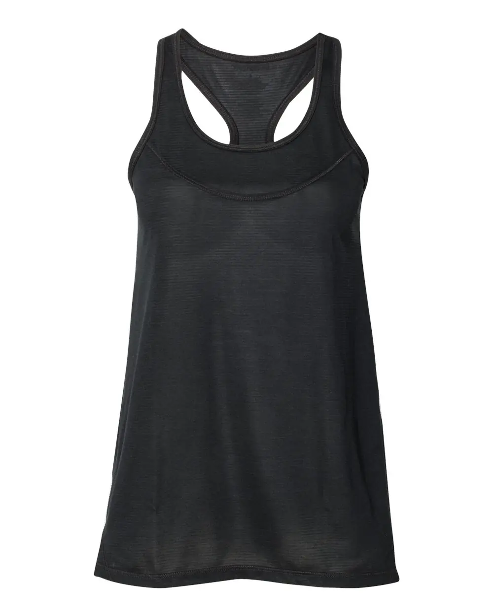Boxercraft Women's Tiger Slub Racerback Tank Top in Black