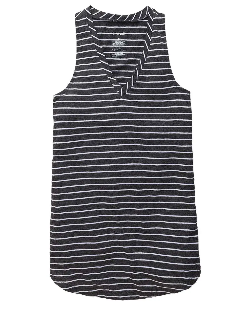 Boxercraft Women's Margo Tank in Black Stripe